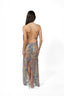 The Embellished Sequin Suspender Gown - Opal Multi