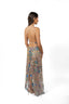 The Embellished Sequin Suspender Gown - Opal Multi