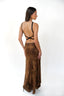 The Sculpted Suspender Halter Top – Caramel